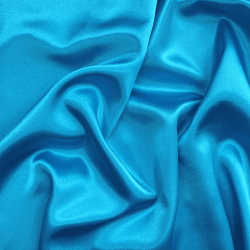 *Ткань Атлас-сатин, цвет Голубой (на отрез)  в Истре