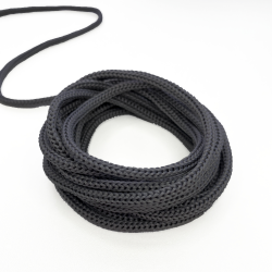 Шнур для одежды d-4.5мм, цвет Серый (на отрез)  в Истре