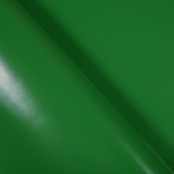 Тентовый материал ПВХ 450 гр/м2, Зелёный (Ширина 160см), на отрез  в Истре, 450 г/м2, 799 руб