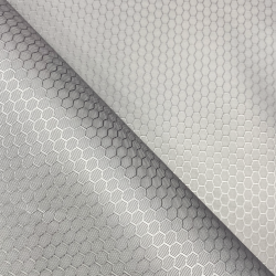 Ткань Оксфорд 300D PU Рип-Стоп СОТЫ, цвет Светло-Серый (на отрез)  в Истре