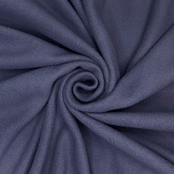 Ткань Флис Односторонний 130 гр/м2, цвет Темно-серый (на отрез)  в Истре