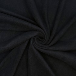 Флис Односторонний 130 гр/м2, цвет Черный (на отрез)  в Истре