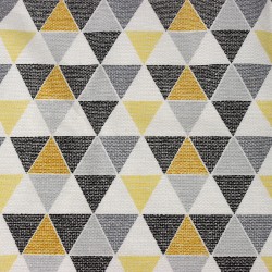 Интерьерная ткань Дак (DUCK), принт &quot;Малые Треугольники&quot; (на отрез)  в Истре