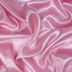 Ткань Атлас-сатин, цвет Розовый (на отрез)  в Истре