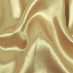 Ткань Атлас-сатин ЛЮКС, цвет Золотой (на отрез)  в Истре