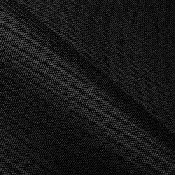 Прорезиненная ткань Оксфорд 600D ПВХ, Черный (на отрез)  в Истре