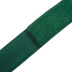Контактная лента 40мм (38мм) цвет Зелёный (велькро-липучка, на отрез)  в Истре