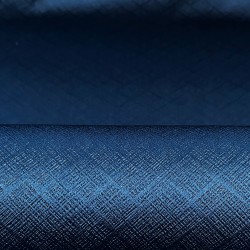 Ткань Блэкаут для штор светозатемняющая 100% &quot;Орнамент Синий&quot; (на отрез)  в Истре